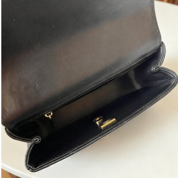 NEW Chanel Rectangular Classic Flap Bag Black Lambskin w/Gold - Picture 2 of 6